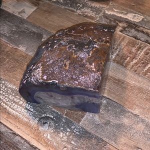 Purple & White Geode